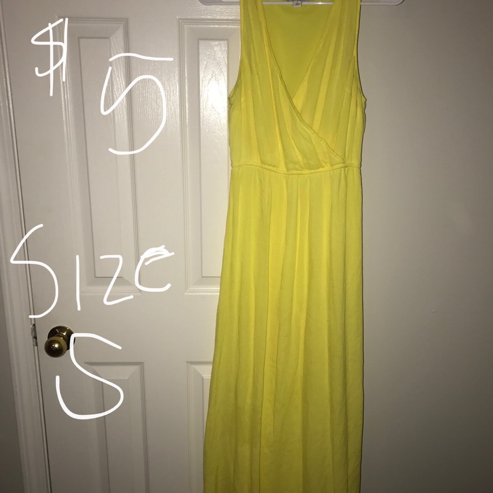 Yellow sun dress